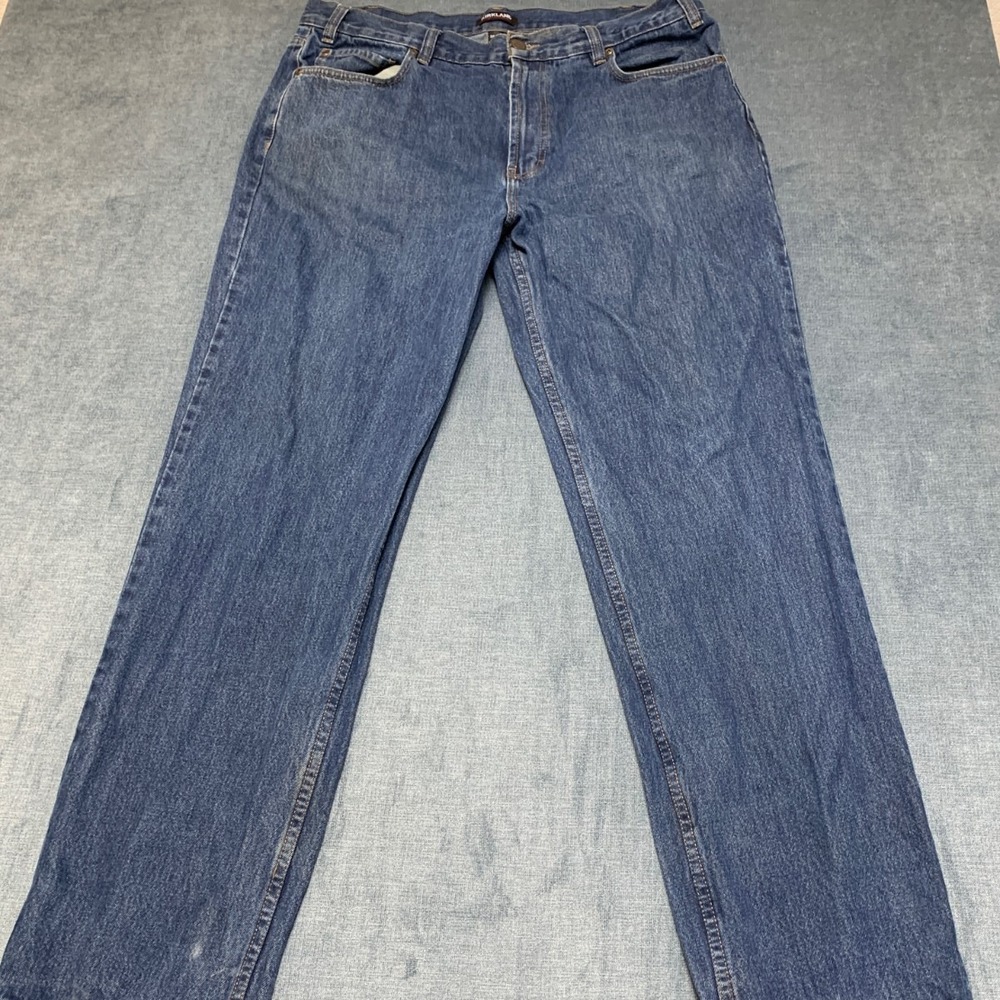 Kirkland Signature Jeans Mens 38x34 Blue Denim Medium Wash Straight Authentic